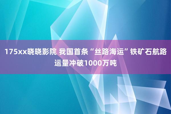 175xx晓晓影院 我国首条“丝路海运”铁矿石航路运量冲破1000万吨