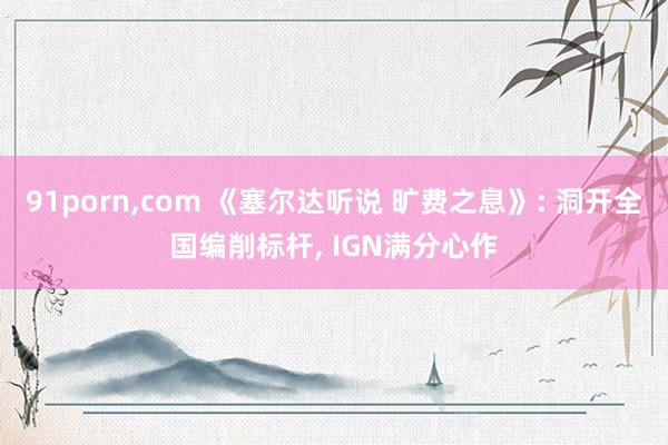 91porn，com 《塞尔达听说 旷费之息》: 洞开全国编削标杆， IGN满分心作
