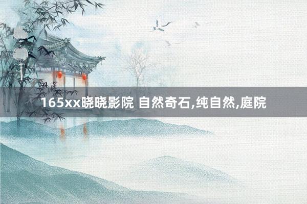 165xx晓晓影院 自然奇石，纯自然，庭院