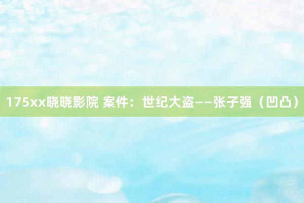 175xx晓晓影院 案件：世纪大盗——张子强（凹凸）